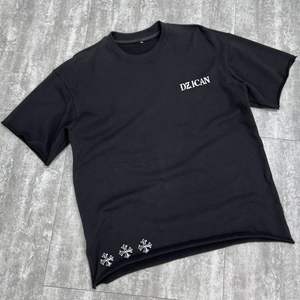 QIANSHI Design T-shirt de sérigraphie de haute qualité Chemise en coton épais personnalisée T-shirts graphiques Streetwear surdimensionnés - Product Image 3