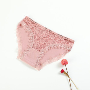 <span class=keywords><strong>Mutandine</strong></span> di cotone di alta qualità biancheria intima da donna morbida traspirante da donna <span class=keywords><strong>mutandine</strong></span> di pizzo da ragazza con <span class=keywords><strong>mutandine</strong></span> ricamate - Product Image 3