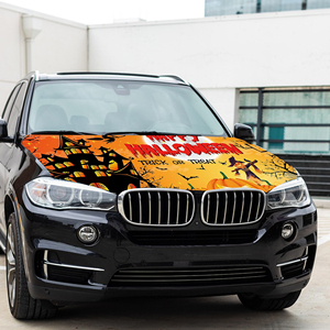 5X4ft Custom Car Hood Cover <b>Flags</b> Festival Sports Games Suitable for Most Cars and SUVS Best Gift Halloween Hood Cover - Product Image 3