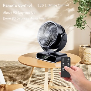 40000mAh Large Capacity Portable Intelligent Remote Control LED Rechargeable Fan Five-Speed Cycle Fan Gorgeous <b>Outdoor</b> - Product Image 6