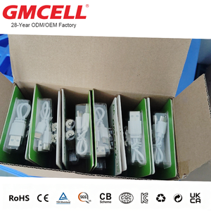 Wholesale USB Rechargeable <b>Lithium</b> Ion <b>AA</b> <b>Batteries</b> 1.5V 2500mWh 1000 Cycles for Boats customizable Blister Card - Product Image 4