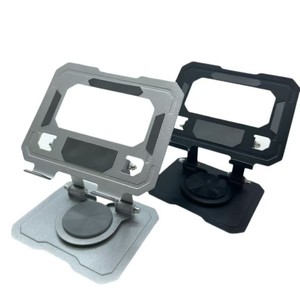 Nouveau support de <span class=keywords><strong>tablette</strong></span> PC rotatif à 360°, support de bureau pratique, universel, en alliage d'aluminium, pliable, réglable en hauteur - Product Image 5