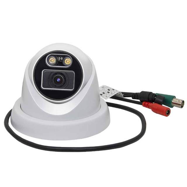 1080p HD Analog Wired Security Dome CCTV Camera Indoor/Outdoor 20m IR Night Vision 4-in-1 Tvi/Ahd/Cvi/Cvbs CMOS Sensor DVR