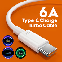 Câble de données USB vers Type-C 120 W 6 A, charge ultra rapide pour téléphone portable Xiaomi