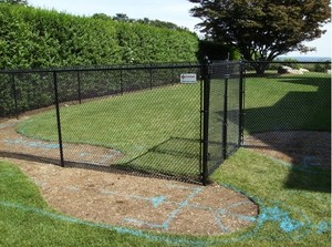 Giá cho Canada 9 Máy đo 50x50 mét Kích thước kim cương đen Cyclone dây lưới Chuỗi liên kết hàng rào Philippines với PVC tráng thiết kế - Product Image 5