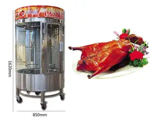 Rotary gas chicken roast grill machine duck roaster chicken roaster goose etc oven machine stainless steel electric gas