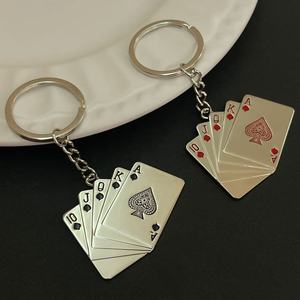 Cổ Điển Kim Loại <span class=keywords><strong>Keychain</strong></span> Biểu Tượng Tùy Chỉnh Thẻ Trò Chơi Keyring Kẽm Hợp Kim Người Chơi Lưu Niệm Carabiner Mặt Dây Chuyền Thời Trang Tùy Chỉnh Thủ Công Mỹ Nghệ - Product Image 3
