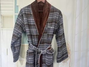 <span class=keywords><strong>Peignoir</strong></span> confortable de <span class=keywords><strong>grande</strong></span> <span class=keywords><strong>taille</strong></span> en microfibre respirante à carreaux, double couche, manches longues, pour <span class=keywords><strong>homme</strong></span> - Product Image 3