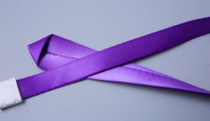 متوفر بالجملة بالجملة بالجملة ألوان سادة سادة بدون شعار أحداث سميكة طويلة بسيطة حبل قصير عريض من البلاستيك مع خطاف أبيض - Product Image 3