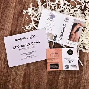 Tùy Chỉnh Chất Lượng Cao Sang Trọng Màu Sắc In Cảm Ơn Bạn Thẻ Với Logo Phong Bì Doanh Nghiệp Nhỏ Hoàn Hảo Hangtags - Product Image 6