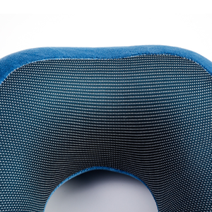 Venta al por mayor Ultra de tela de terciopelo suave de espuma de memoria en forma de U almohada de viaje cuello Almohadas - Product Image 3