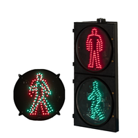 Feu de signalisation piétonnier dynamique 300 mm IP55, durée de vie de 8 ans, signalisation de passage pour campus
