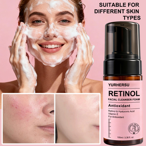 <span class=keywords><strong>Espuma</strong></span> <span class=keywords><strong>Limpiadora</strong></span> <span class=keywords><strong>Facial</strong></span> <span class=keywords><strong>con</strong></span> Retinol de Marca Blanca <span class=keywords><strong>con</strong></span> Ácido Hialurónico y Vitamina E, Fórmula Suave de Limpieza Profunda, Hidratante y Antioxidante - Product Image 5