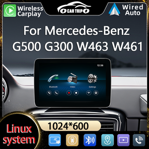 Reproductor de Audio para Auto con Pantalla de 9 Pulgadas Basado en Linux, Android Auto, GPS Integrado y Asistencia de Reversa para Mercedes-Benz Clase G W463/W461/W467/G500/G550 - Product Image 2
