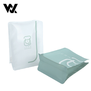 Sacs à café miniatures <span class=keywords><strong>en</strong></span> papier givré à fond plat, imprimés sur mesure, 100 à 250 grammes, pour café moulu, avec valve - Product Image 2