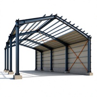 Structure en acier pour entrepôt