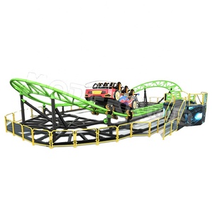Parque de atracciones interior y exterior, montaña rusa para niños, juegos de feria de diversiones. - Product Image 1