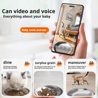 Distributeur automatique de nourriture pour chien intelligent, étanche, avec minuterie, contrôle personnalisé des portions, en plastique durable sans BPA, pour propriétaires occupés et usage quotidien en appartement