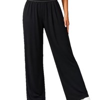 Pantalon de yoga décontracté coupe ample, jambe large, taille haute élastique, longueur intégrale, polyvalent, séchage rapide, nouveauté