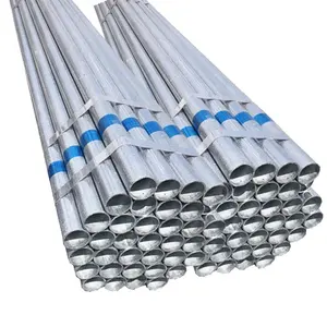 ERW Pre Galvanized Steel Tube 6m Length Hot Dip Galvanized API Fluid round GI Pipe Drill Applications Welding Service Included