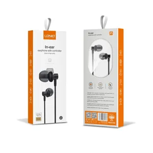 LDNIO Earphone Gaming berkabel, aksesoris Earphone cerdas HP05 colokan 3.5mm