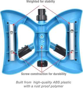 Tête d'arrosage rotative automatique KAILUN à 360°, robuste, économiseur d'eau, en plastique, pour l'arrosage des pelouses et des jardins - Product Image 5