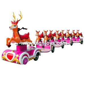 Train électrique sans rails en forme <span class=keywords><strong>de</strong></span> cerf, manèges pour ferme et <span class=keywords><strong>parc</strong></span> d'attractions, thème <span class=keywords><strong>de</strong></span> Noël, à vendre - Product Image 3