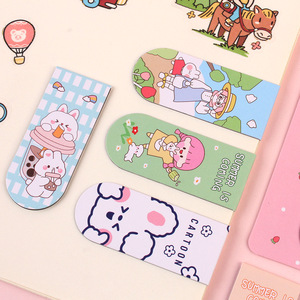 Promotional Strong Magnet Bookmark Tassels Paper Custom Paper Bookmarks Clip Magnetic Bookmark for Free Sample
