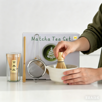 Ensemble de bols à matcha en céramique traditionnelle chinoise et japonaise Yi Ming, cérémonie du thé, porcelaine résistante à la chaleur, fouet durable, thé vert