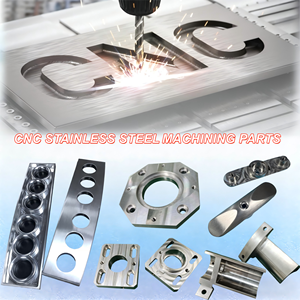 قطع معدنية مصنعة بتقنية التحكم الرقمي بالحاسوب، قطع آلات الخراطة والتفريز، خدمات تصنيع مخصصة من الفولاذ المقاوم للصدأ - Product Image 1