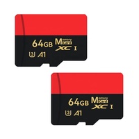 Carte TF A1 64 Go pour tablette, téléphone portable, caméra d'action, caméra embarquée, autoradio et console de jeu – Extension de stockage