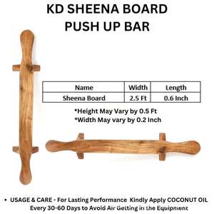 Barres parallèles créatives en bois 76,2 x 38,1 x 20,8 cm, équipement d'exercice portable pour la maison, support de pompes en bois massif, couleur naturelle - Product Image 5