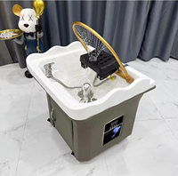 Meubles de salon lavage des cheveux évier de shampooing Portable avec tête de SPA thérapie par l'eau pour lit de beauté de Table de Massage thaïlandais
