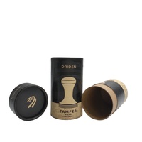 Emballage de tube en papier personnalisé, cylindre rond en carton kraft / carton d'art recyclé, imprimé OEM en usine, biodégradable