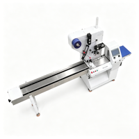ABBA-HS35 Emballeuse Automatique à 3 Servomoteurs pour Sacs/Films Plastiques, Emballage Motorisé pour Tabac, Cigarettes, Aliments