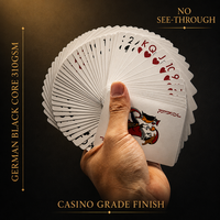 Boîte à cartes à jouer plaquée or magique avec logo, design personnalisé, boîte cadeau exquise, cartes de poker en papier de haute qualité pour cadeau