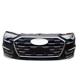 Kit de carrocería <span class=keywords><strong>Audi</strong></span> A6L de alta calidad C7 rejilla envolvente C8 parachoques delantero luz antiniebla recortes tanque montaje de cabeza de ventilador electrónico nuevo usado - Product Image 2
