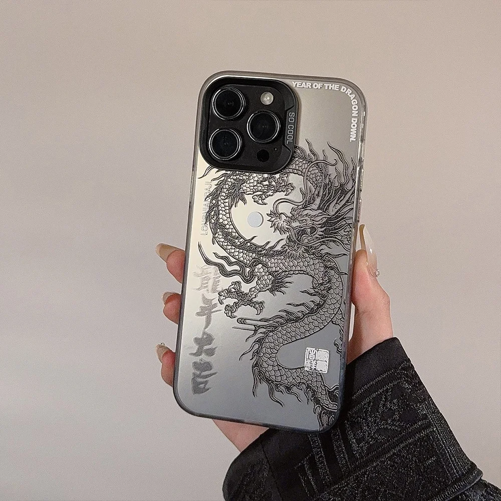 Neue Luxus Laserdruck Handyhlle mit Orientalischen Mythen und Legenden  Chinesischer Drachen fr iPhone 11 12 13 14 Pro Max 15 Plus 3D Totem  Sturzsichere Abdeckung| Alibaba.com