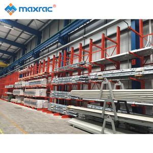Maxrac الثقيلة المعادن التراص الرف كفاءة منتصف الخدمة الكابولي أرفف لتخزين مستودع تصنيع المعدات الأصلية العرض - Product Image 3