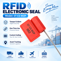 Scellé de câble RFID ST-CS-WZP pour le suivi des conteneurs et la logistique, boîtier ABS numéroté sur mesure