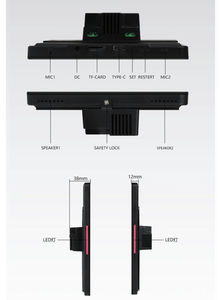 8/10 Inch Android 14 Smart Home Control Panel POE Tablet All in One RK3576S 4+64GB for Home Automation - Product Image 6