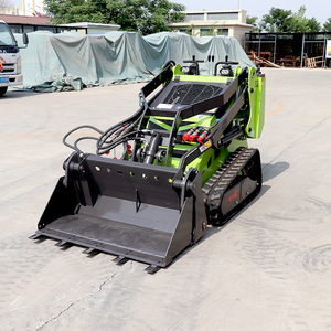 รถตักล้อยางไฮดรอลิกขนาดเล็ก รุ่น Crawler Skid Steer Loader รองรับน้ำหนัก 500 กก. เครื่องยนต์ฮอนด้า ปั๊มมอเตอร์ รถตักหน้า ประสิทธิภาพสูง รับประกันฟรี 1 ปี ความจุ 0.2 ลบ.ม. - Product Image 3