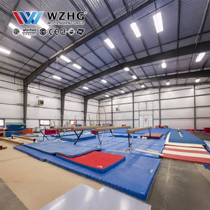 Salle de gymnastique intérieure préfabriquée en acier pour les écoles d'entraînement sportif et les centres de pratique sportive en salle - Product Image 1