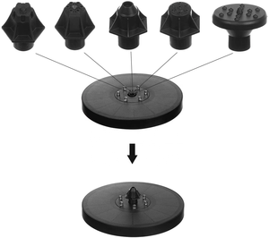 Pompe à eau pour fontaine de bain d'oiseaux, 900 m, appareil à énergie solaire avec lumière LED, batterie de secours - Product Image 4