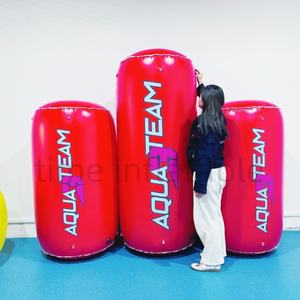 Boya de <span class=keywords><strong>agua</strong></span> de forma cuadrada de triatlón inflable de tiempo para publicidad logotipo personalizado tela Oxford de PVC duradera impermeable resistente al sol - Product Image 6