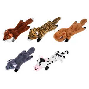 5 팩 새로운 동물 모양 삐걱 거리는 애완 동물 봉제 물린 방지 봉제 장난감 애완 동물 물린 장난감 선물 세트