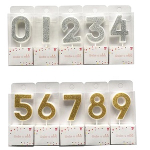Craft Verjaardag Nummer Kaars Party Cake Kaars 0-9 Nummer - Product Image 4