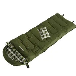 Ventes directes d'usine Sac d'amping creux en coton imperméable pour voyage en plein air Sac de couchage de survie d'urgence léger