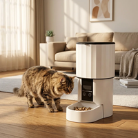 Distributeur automatique de nourriture pour animaux de compagnie Vansity OEM 4L Wifi intelligent avec caméra, contrôle par application, programmation et dosage