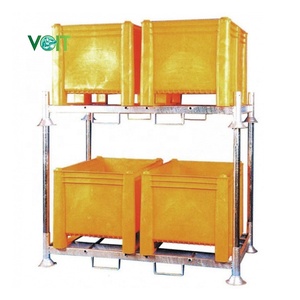 אחסון קר מחסן נייד כבד בהתאמה אישית מתלה משטחים מפלדת צינור מתכת מגולוון בציפוי אבץ - Product Image 4